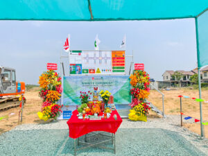 Safety ceremony in Water Point Project