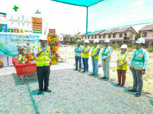 Safety ceremony in Water Point Project