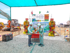 Safety ceremony in Water Point Project